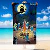 Quick Dry Beach Towel Smurfs Cute Pattern, Lightweight Absorbent Towel for Pool Beach Vacation Use