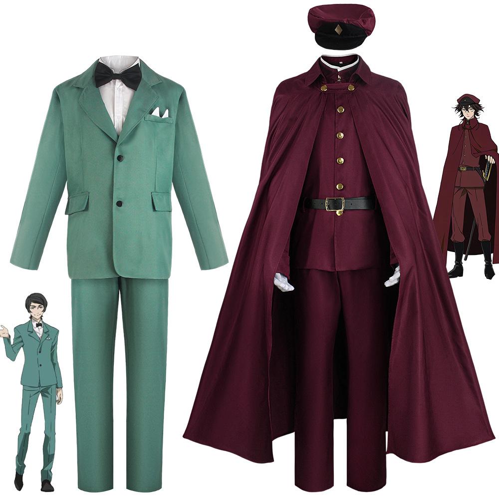 Bungo Stray Dogs Season 4 Cosplay Costume, Suehiro Tetsucho & Okura Teruko Women Anime Full Outfit