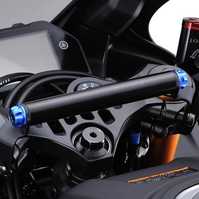 Зажимная планка Daytona 17859 для мотоцикла YZF-R25/YZF-R3 (19-22) Держатель для нескольких стержней, Синий