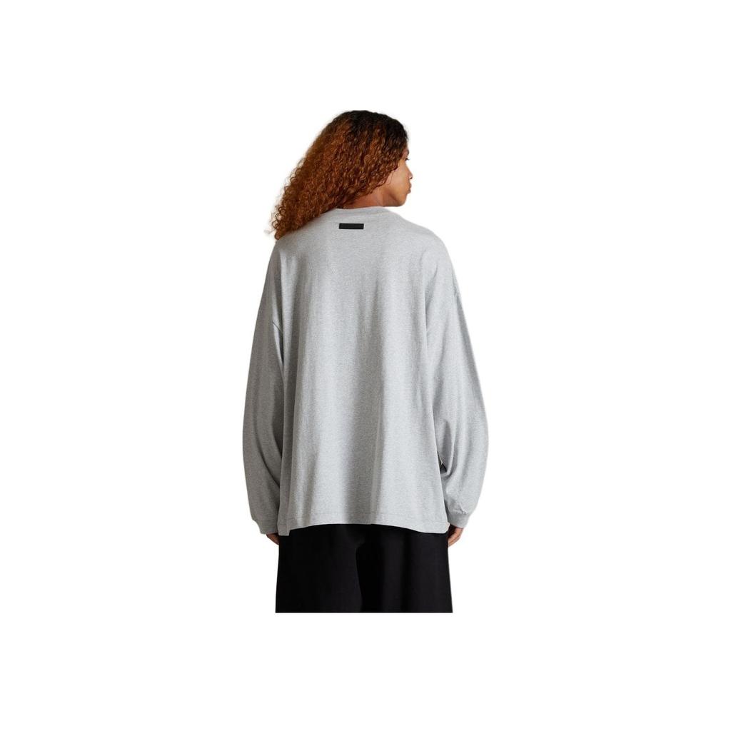 Fear of God Рубашка Essentials с длинным рукавом II светло-серого цвета для мужчин 125SP244206F