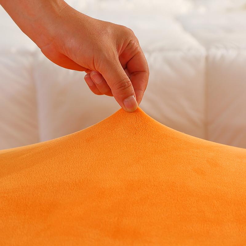 Чехол на пуфик для хранения Растягивающийся чехол на оттоманку Чехол на подставку для ног Мягкий прямоугольный чехол на сиденье пианино Гостиная Спальня 1 шт. Бархат