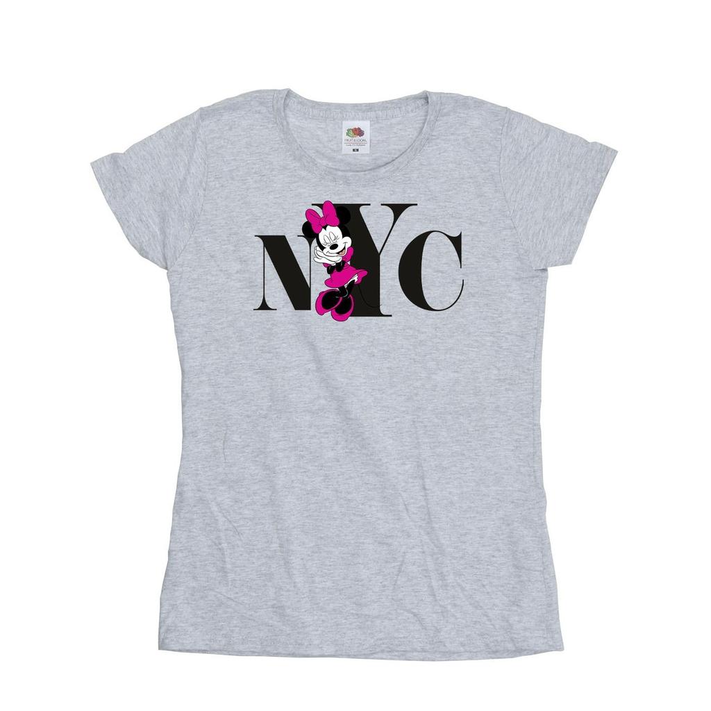 Disney Womens/Ladies Minnie Mouse NYC Cotton T-Shirt