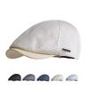 Spring Summer Classic Beret Hat for Men Gatsby Cap British Mesh Beret Sun Hat Paintsman's Hat Driver Ivy Hat Newsboy Caps