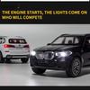 New 1:32 Scale  BMW X5 Alloy Car Model Die-cast Toy Light Sound SUV 6 Doors Openable Miniature Vehicle Children's Collection Gift Pickup Ornaments