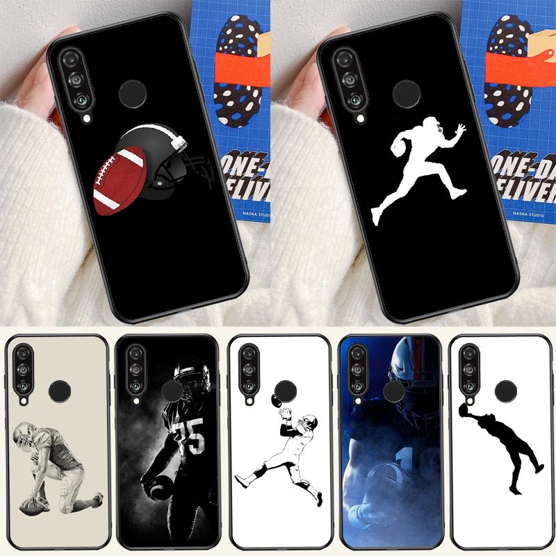 American Football For Huawei P20 P40 P30 Lite P60 Pro Nova 12s 11i 12i 10 9 SE 5T Y91 Y90 Y60 Y70 Y72 Y61 Case