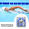 Swimming Earplug Compact Strong Toughness Comfortable Fit Swim Nose Clip Water-resistant Swimmers Earplug Swimming Earplug Diving Use