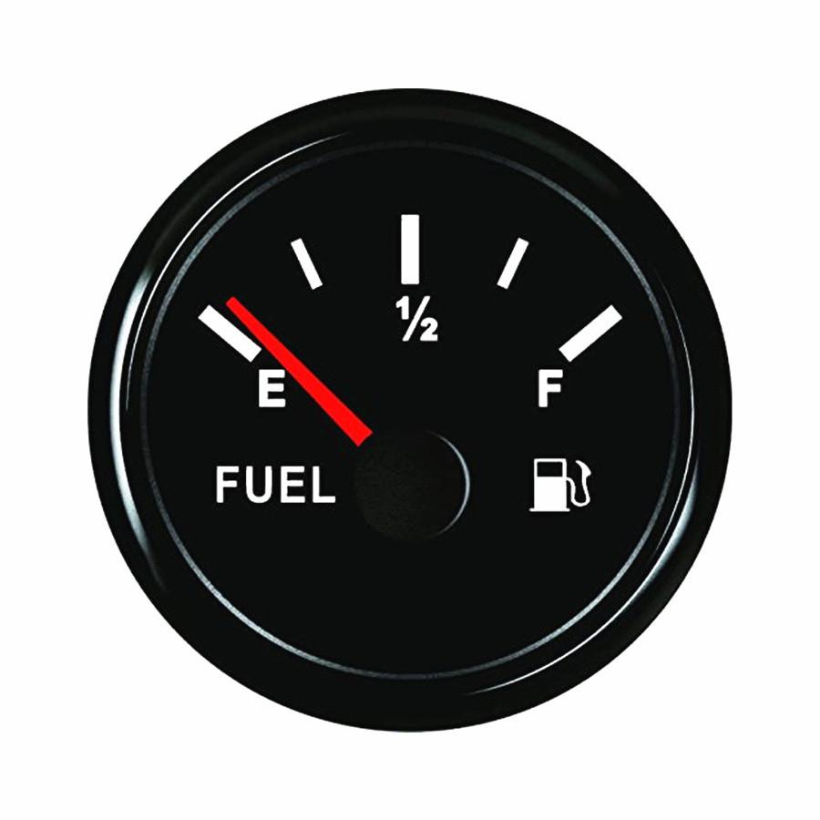 Universal Boat Vechile Fuel Level Gauge Marine Yacht Trim Tank Indicator 52mm 12/24V 0-190 Ohms