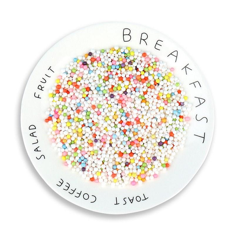 10 г/упак. круглый шарик из пенопласта цвета макарон для наполнителя, подарочная упаковка, подарочная упаковка