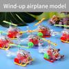 10pcs/lot Cartoon Toys Cute Plastic Pull Back  Plane Toy for Child Mini Airplane Model Funny Kids Toys Kindergarten Toys