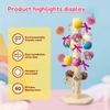 Multi-Tier Lollipop Stand 60 Holes Lollipop Holder Wood Stand Cake Pop Candy Holders for Wedding Party Lollipop Display Stand