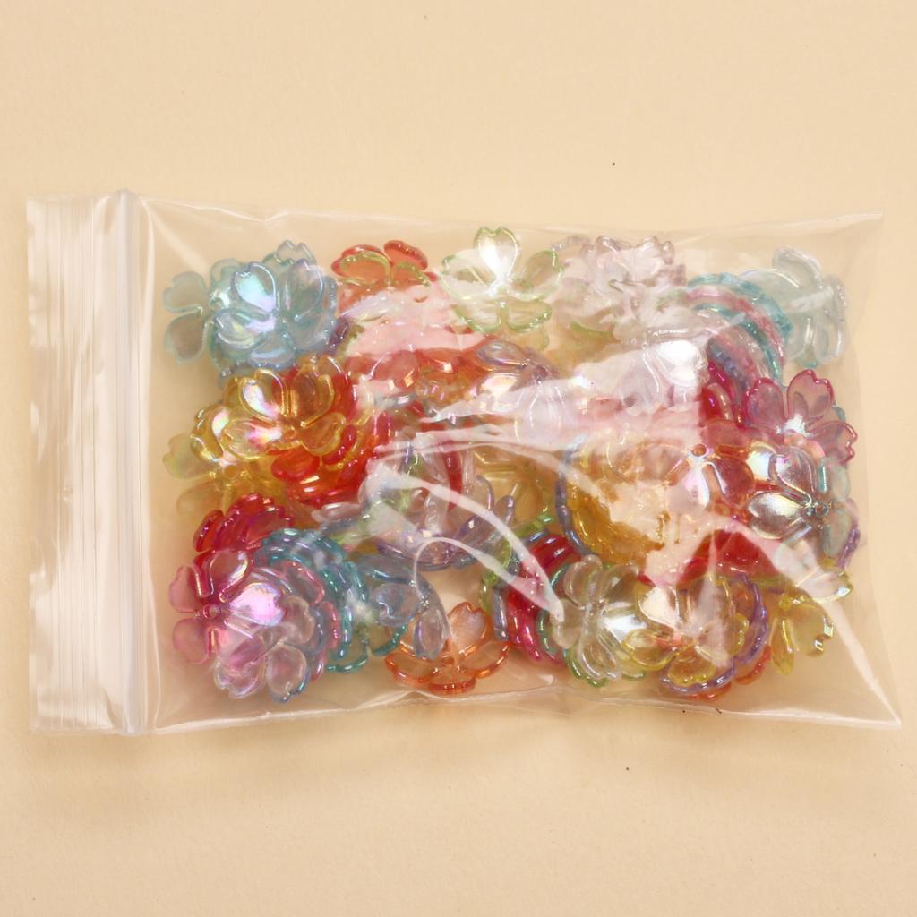 Креативные DIY 14,7 мм 100 шт. браслеты для изготовления ювелирных изделий акриловые серьги цветок галсанг модное ожерелье рассыпные бусины новое высокое качество