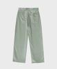 NOIRER FOR WOMAN Tencel-Ribbed Wide Pants (Pale Green)