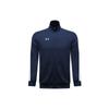 Under Armour Logo Print Color Block Knit Sports Jacket Men Outerwear Academy-Blue 21500440-408