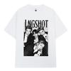 Korean Kpop Hip Hop Group Lngshot Graphic Print Tshirt Unisex Women Clothing Fashion Oversized Short Sleeve Cotton Top Fan Gifts