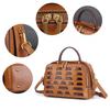 Сумка для пельменей из коровьей кожи первого слоя растительного дубления, винтажная плетеная серия, большая вместимость, сумка через плечо для женщин