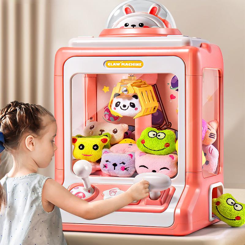 Little Rabbit Kids' Claw Machine - Cute Plush Toy with Sound & Light for Boys and Girls