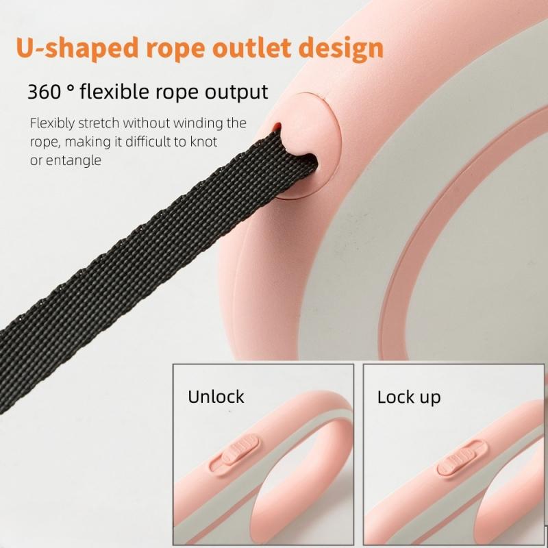 5 метров Выдвижной поводок для собаки Поводок для питомца Тяговый трос Ремень Автоматический Гибкий поводок Для маленьких средних больших собак Товар