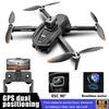 V168 GPS Дрон Складной Радиоуправляемый Квадрокоптер 8K HD Двойная ESC Камера 5G Wi-Fi Бесщеточный Дрон с обзором на 360° для предотвращения препятствий FPV Дрон с камерой Игрушки