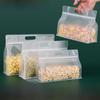 Frosted Transparent Eight-Side Sealed Tea & Food Packaging Bag with Buckle and Self-Supporting Design