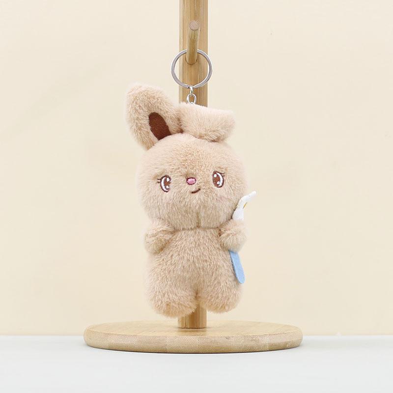 Adorable Rabbit Plush Pendant With Soft Pp Cotton For Handbag Decoration