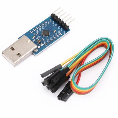 Модуль последовательного преобразователя CP2104 USB 2.0 в TTL UART 6PIN с проводом