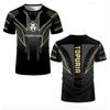 2024 Fighting Competition T-shirt Men's and Women's 3D Printed Top Summer Round Neck Sportswear Men's Outdoor Short Sleeved Top