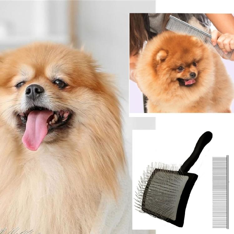 Щетка-грабли для вычесывания подшерстка собак, парикмахерский инструмент для массажа собак