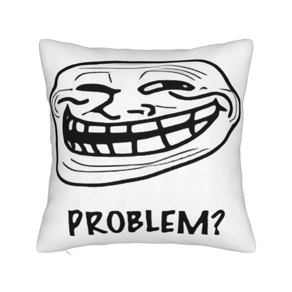 Набор мем-подушек Rage Guy Trollface Квадратные наволочки Комната Rage Comic Забавный Аниме Наволочка Домашний Декор Наволочка 45*45