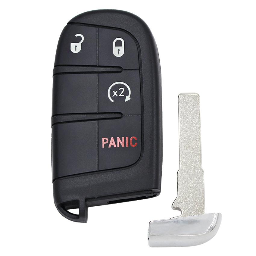 YOUBBA Smart Remote Key Shell For Jeep Renegade Compass Cherokee Dodge Ram 1500 Journey Charger Challenger Chrysler 1500 2/3/4/5