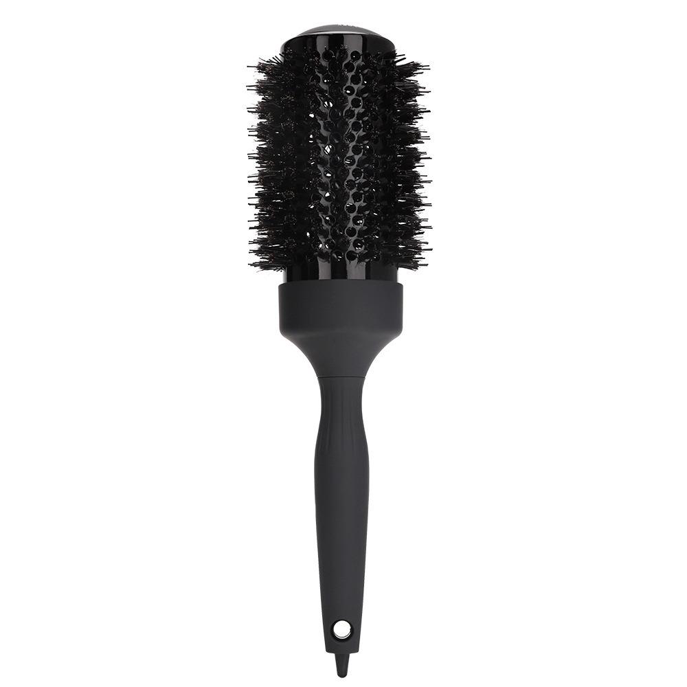 With Pointed Tail Round Rolling Brush Handle Hair Curling Brush Straight Twill Hair Comb Men/Women