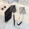 Accessories Bag Decoration Wraps Striped Korean Style Scarves Printed Scarf Silk Scarf Female Shawl