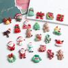 DIY Christmas Snowman Glossy Resin Accessories for Phone Cases, Hairpins, and Jewelry