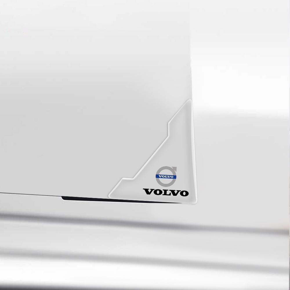 2/4 шт. Прозрачные защитные накладки на углы автомобильных дверей, защита от столкновений и царапин для Volvo Rdesign AWD C30 C70 S40 S60 S70