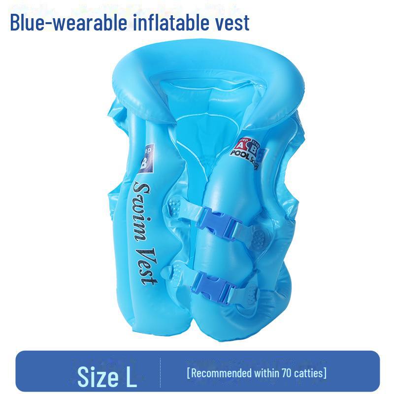 Kids' Inflatable Swim Vest - Beginner Buoyancy Aid for Small Children