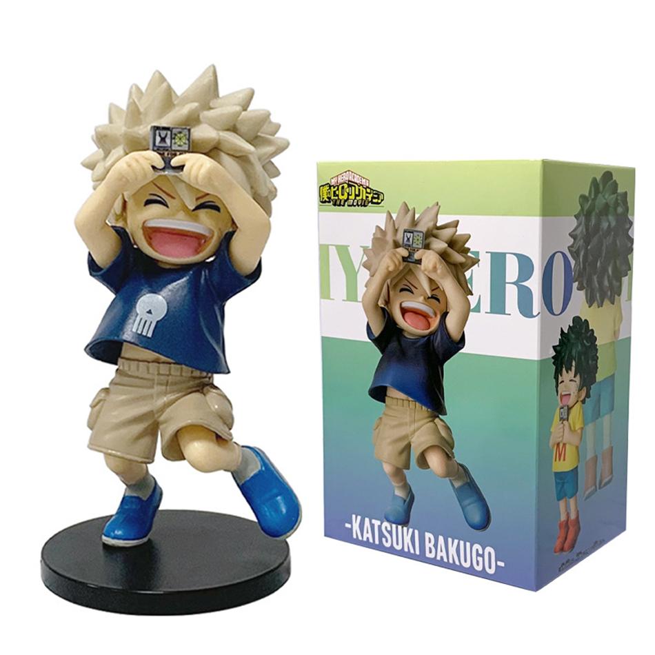 New Arrival My Hero Academia Childhood Izuku Midoriya / Childhood Katsuki Bakugo PVC Action Model Anime Cartoon Model Toy Gifts