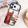 Лондон Красный Телефонный Автобус Биг-Бен Чехол для Телефона Для IPhone 17 16e 15 14 13 12 11 Pro Max Air Mini Мягкий Защитный Чехол
