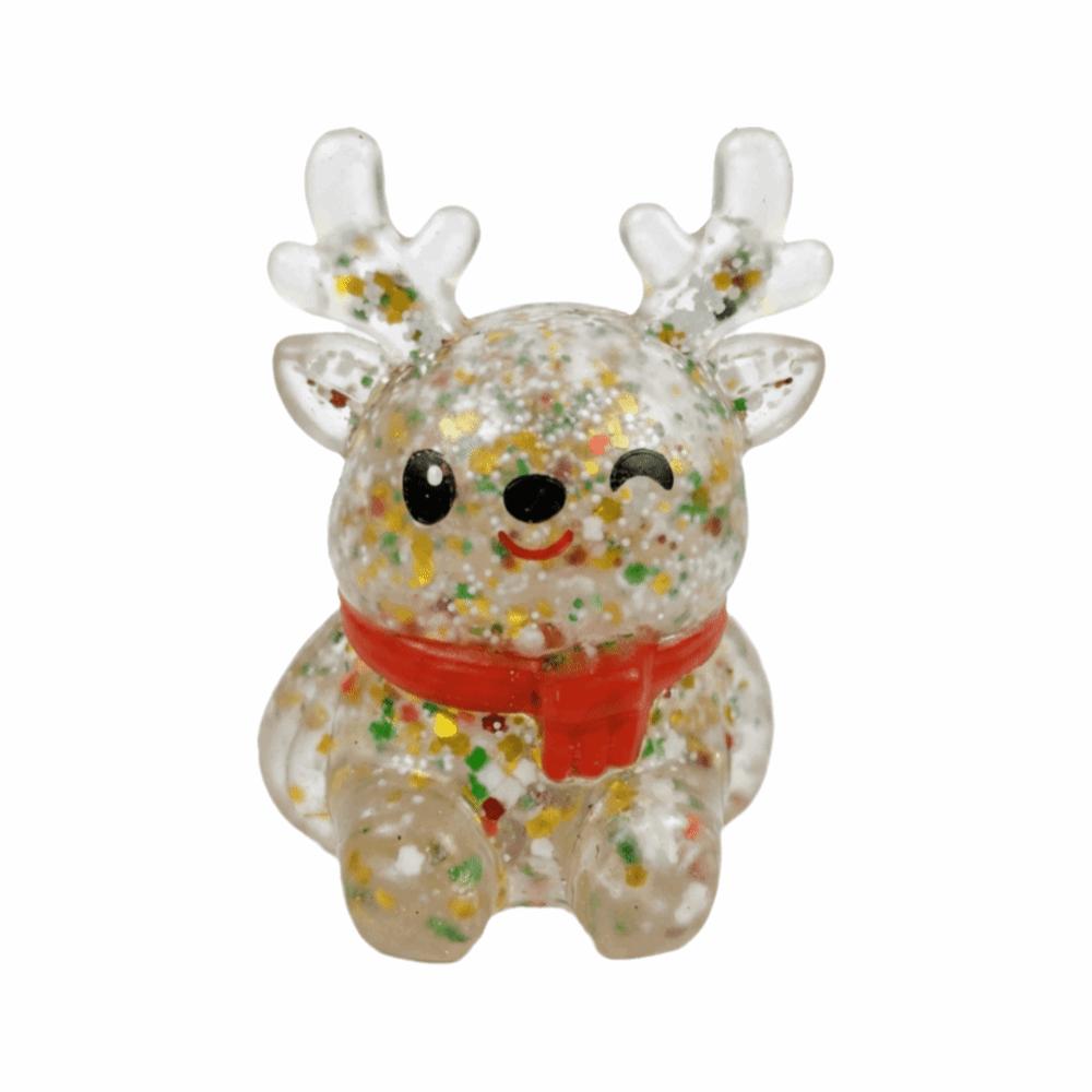 Slow Rising Christmas Squishy Toy Glitter Sequins Stress Relief Toy New Fidget Squeeze Toy Unisex