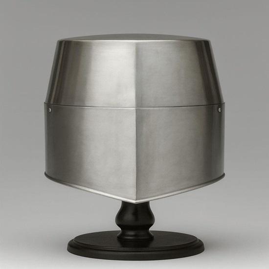 Medieval Crusader Great Helm  Templar Knight Helmet Steel Armor Helmet for , Cosplay  Halloween Costume