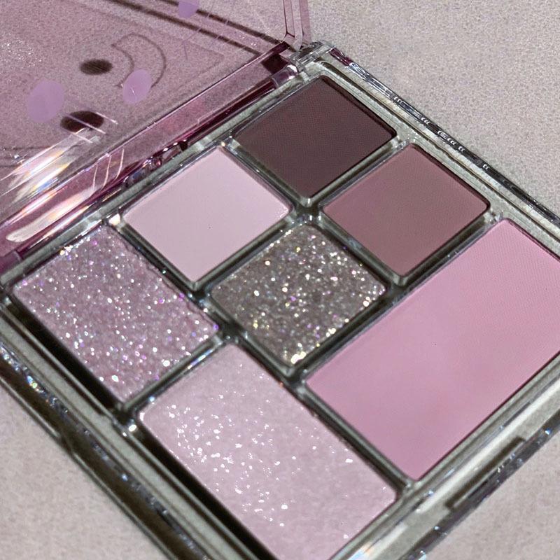 Iris Purple Eye Shadow Palette Create A Dream Makeup Блестящая жемчужная палитра теней для век Модная корейская очаровательная палитра для макияжа глаз