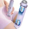 Dual-Head 2-in-1 Women's Electric Shaver - Wet/Dry Use for Legs, Underarms & Bikini, Rechargeable & Cordless