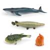 Export Simulation Marine Animal Model Submarine Creature Crocodile Gar Puffer Fish Blue Whale Flying Elephant Octopus Ornament