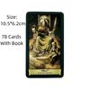 Russian Black Tarot Cards Of Marseille Cards Game Fate Visions Divination Wisdom Edition Oracke Playing Board Deck
