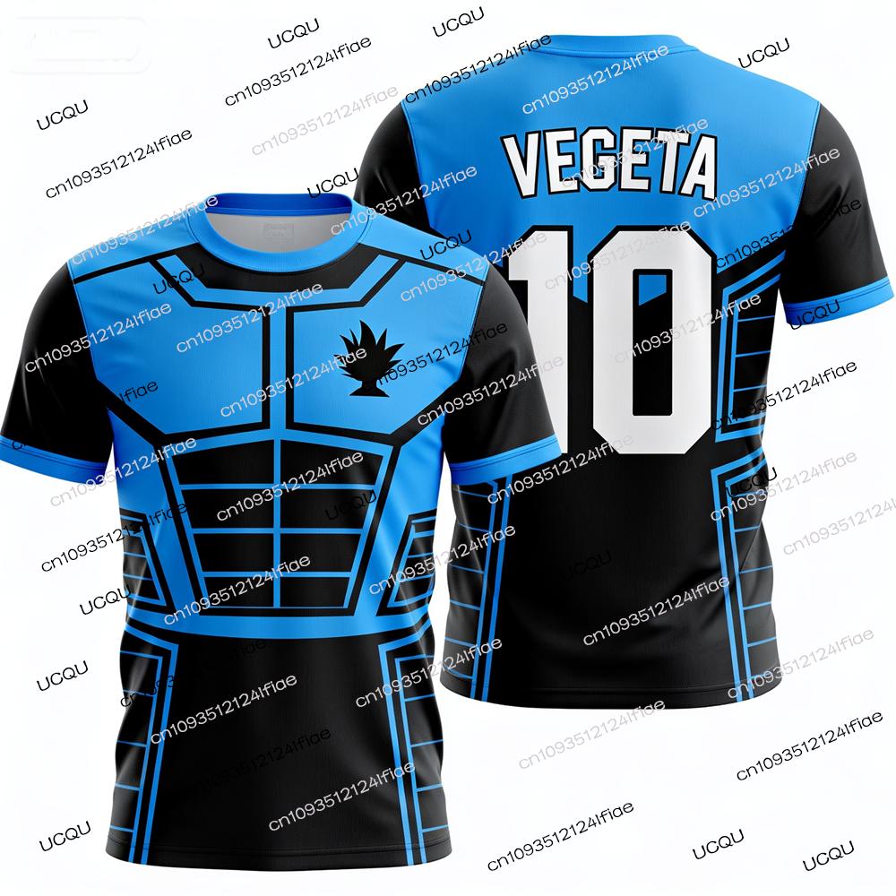 Japan Anime 3D Print Sports Quick-dry Breathable Men T-shirt Outdoor Football Jersey Harajuku Parent-child Short-sleeve Clothing