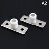 2Pcs Floor Mount Sliding Wooden Door Guide Roller Retainer Top