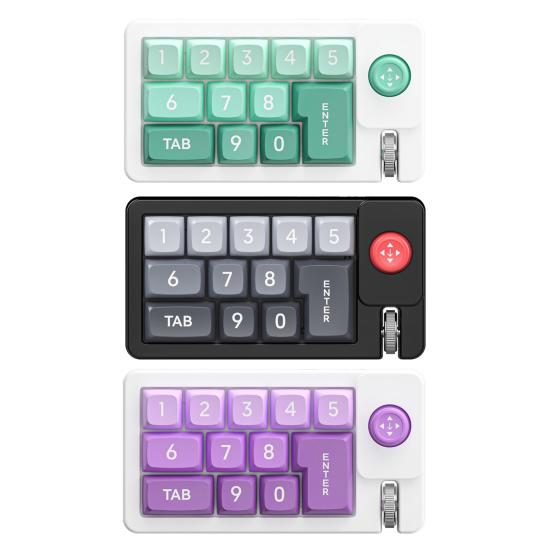 Механическая клавиатура для одной руки, игровая клавиатура с 12 клавишами и RGB-подсветкой, программируемая, с возможностью горячей замены, малая клавиатура