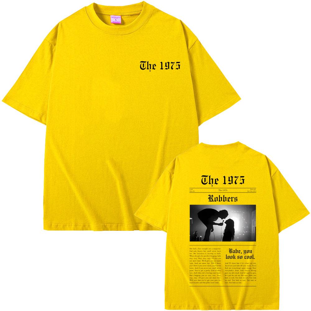 Британская группа The 1975 Live From Gorilla Robbers Babe You Look So Cool Графическая футболка Унисекс Инди Альтернативный рок Короткий рукав