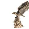 1Pc Antique Copper Eagle Statue Small Ornaments Vintage Brass Animal Figurines Crafts Desk Home Decorations Accessories Gifts