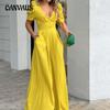 Summer Short-sleeved Women's Fashionable and Elegant Large Size Wide Leg Jumpsuit