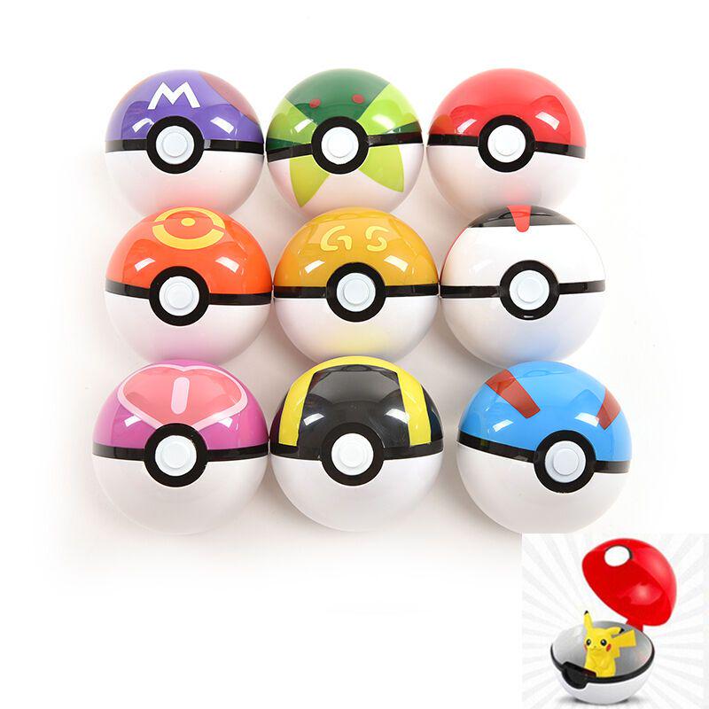 Premium Quality Pokemon Pokeball 7cm Toy Ball With Pikachu Monster Figures Gift