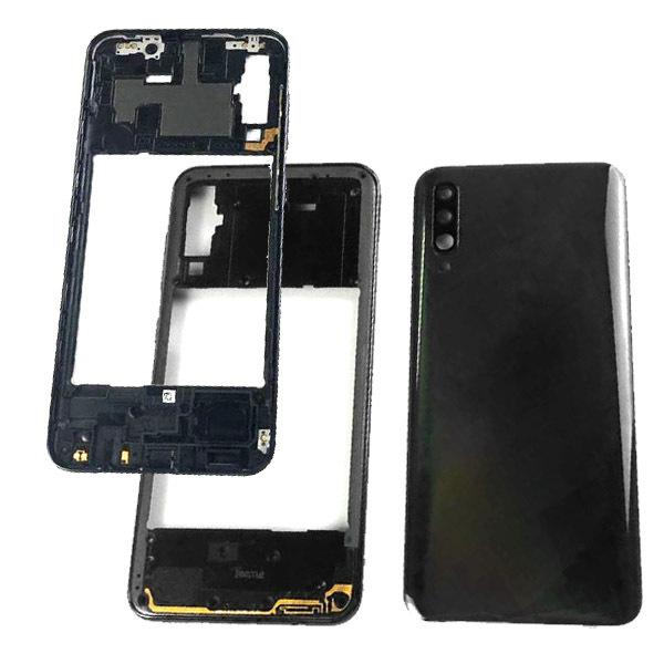 Для Samsung Galaxy 50 2019 505 505F 505DS Корпус Средняя Рамка Крышка Задняя Крышка Батареи Задняя Крышка Крышка Объектива Камеры